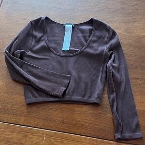 Zara stretchy crop top